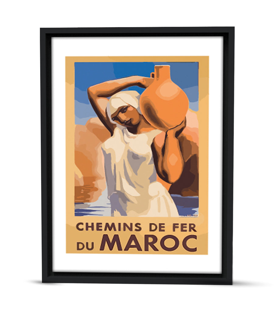 Tableau Decoratif Chemins De Fer Du Maroc