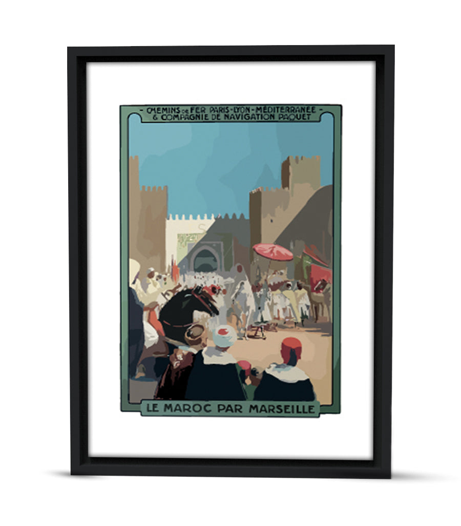Tableau Decoratif Le Maroc Par Marseille