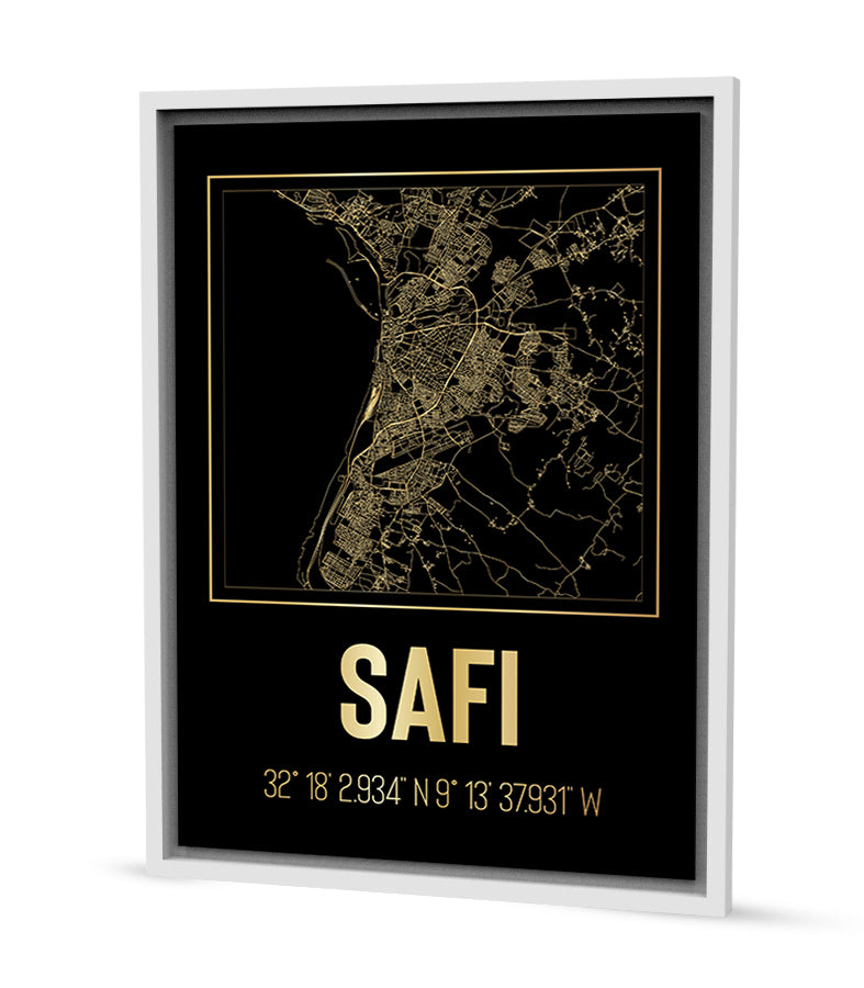 Tableau Décoratif du Réseau Urbain de Safi