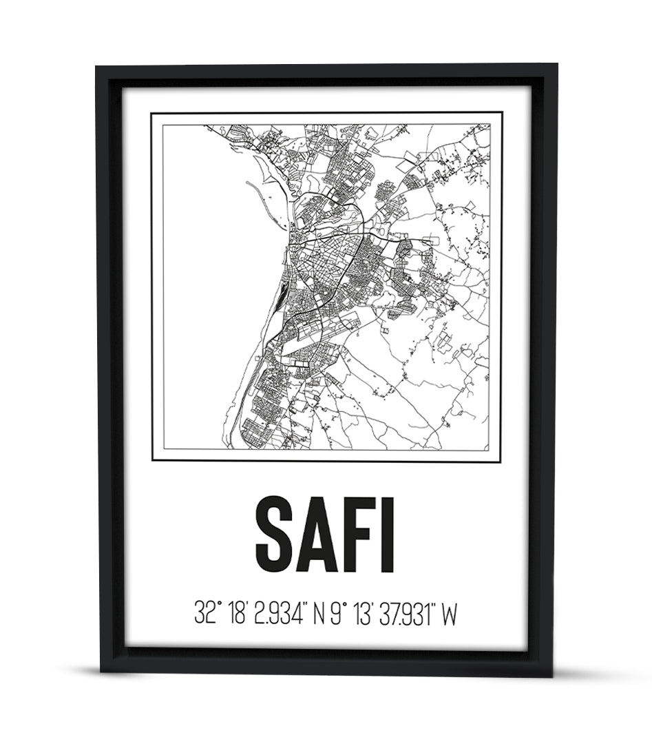 Tableau Décoratif des Plans de Safi