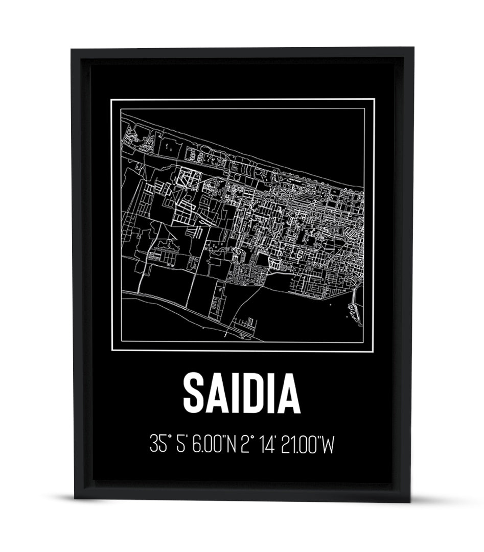 Tableau Décoratif &#39;Nocturne de Saïdia&#39;