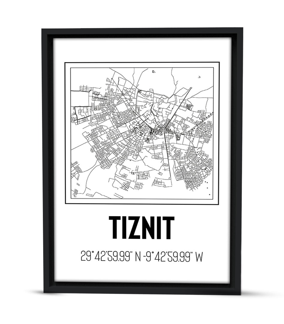 Tableau Décoratif - Casablanca : Lignes Urbaines en Harmonie