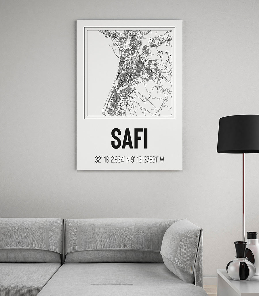 Tableau Décoratif des Plans de Safi