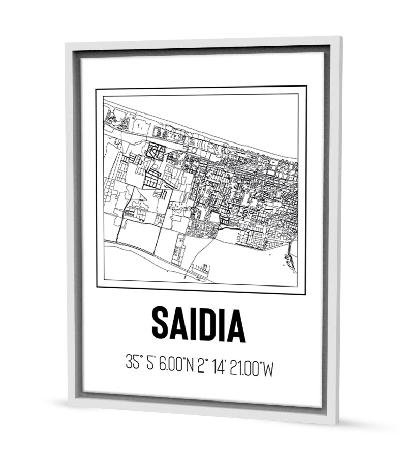 Tableau Décoratif &#39;Lignes d&#39;Or de Saïdia&#39;