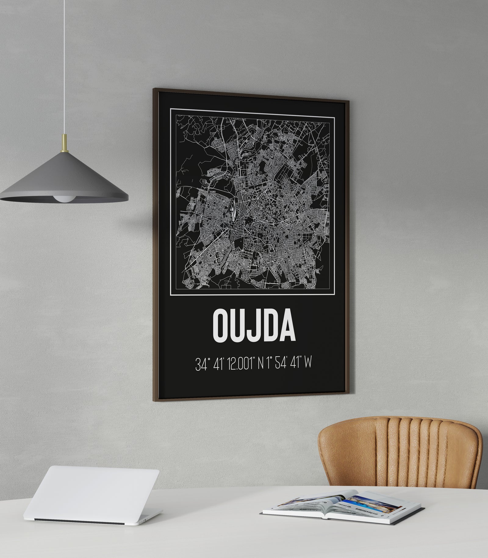Tableau Décoratif des Contours d'Oujda