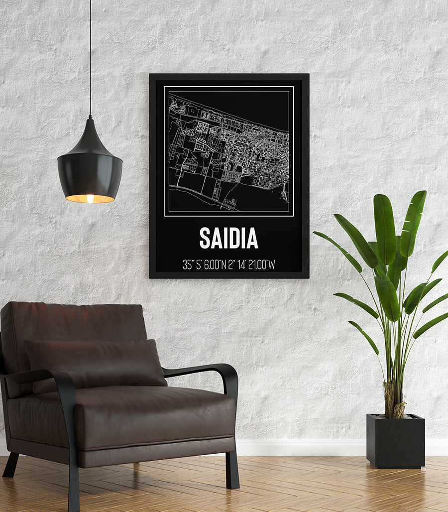 Tableau Décoratif 'Nocturne de Saïdia'