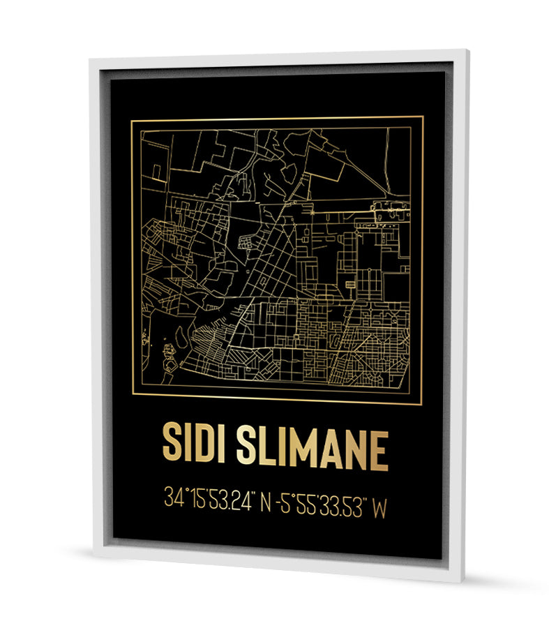 Tableau Décoratif des Arteres de Sidi Slimane