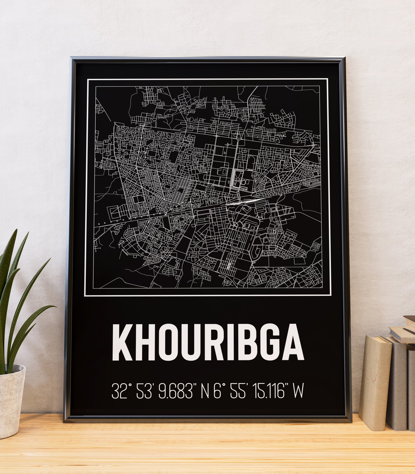 Tableau Décoratif des Plans de Khouribga