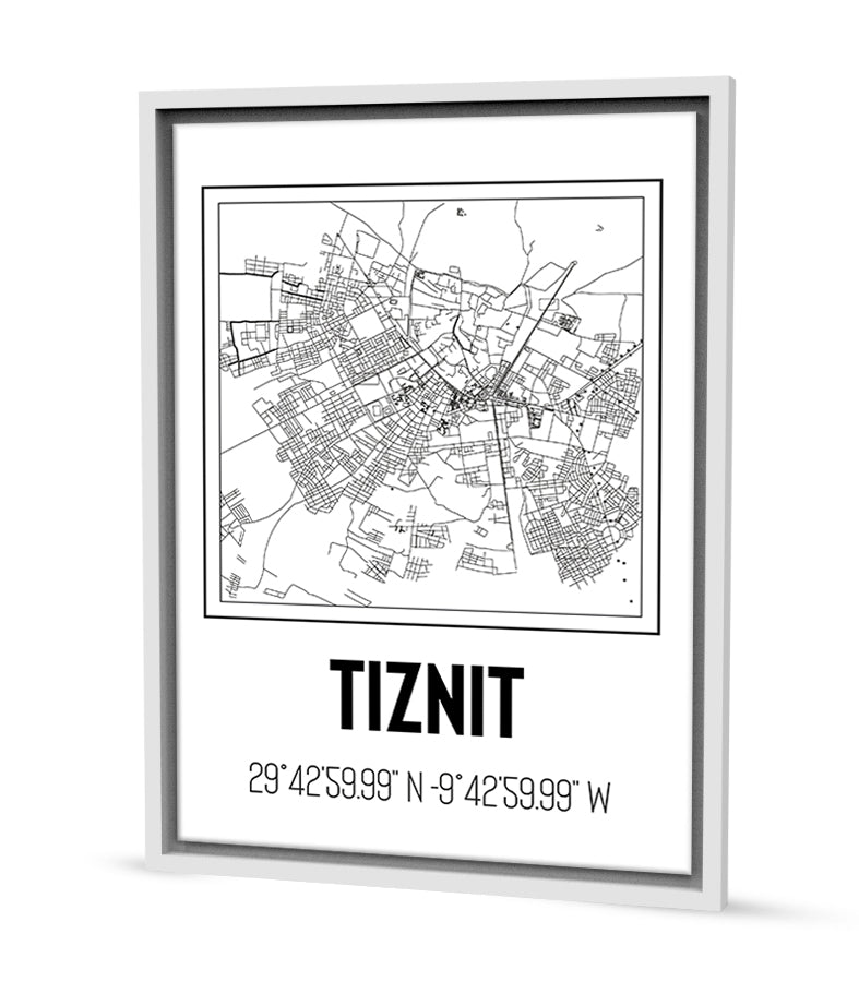 Tableau Décoratif - Casablanca : Lignes Urbaines en Harmonie