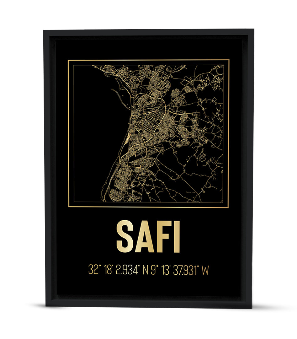 Tableau Décoratif du Réseau Urbain de Safi