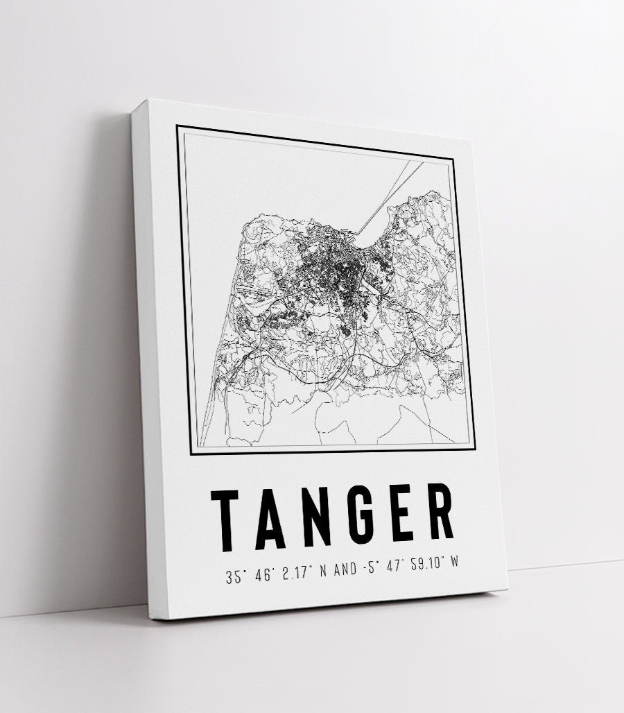 Tableau Décoratif des Contours de Tanger