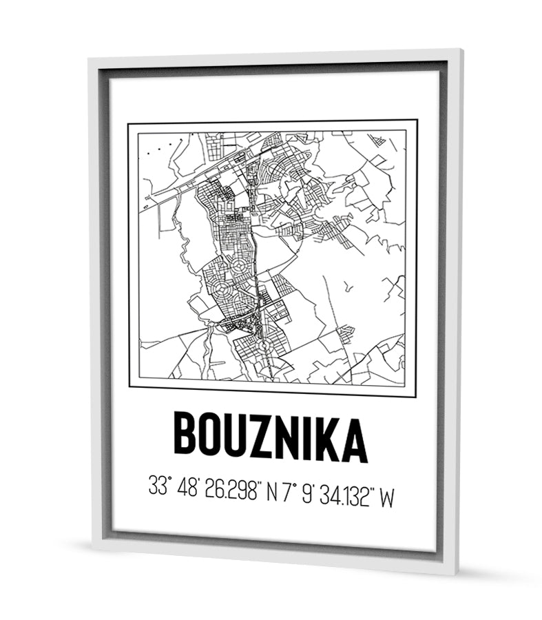 Tableau Décoratif des Plans Urbains de Bouznika