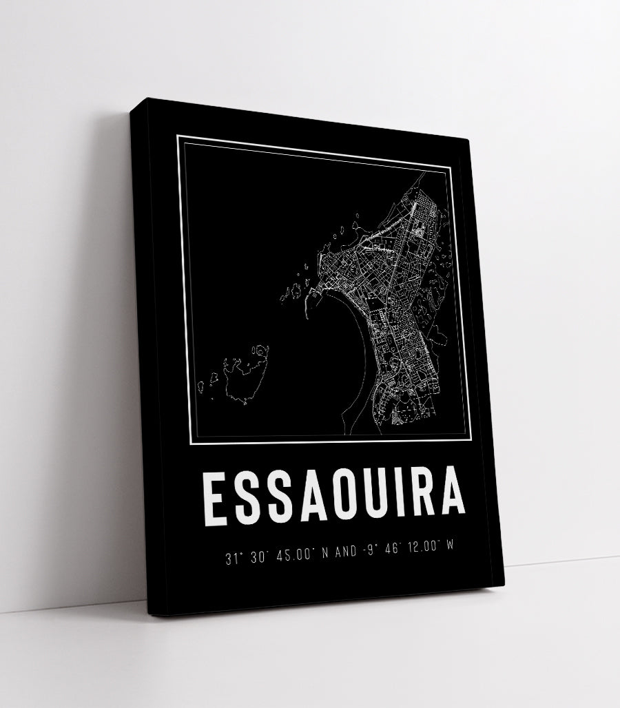 Tableau Décoratif - Essaouira : Labyrinthe Urbain