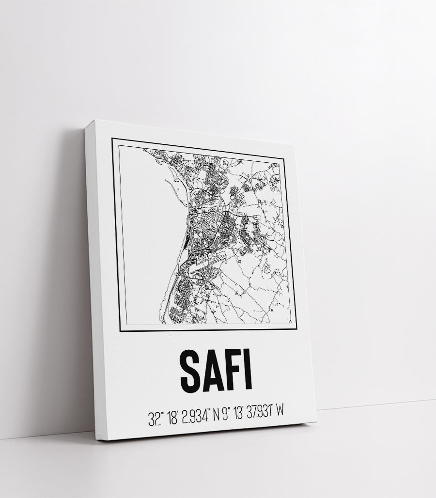 Tableau Décoratif des Plans de Safi
