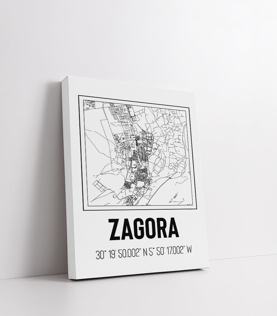 Tableau Vibrant de Zagora: Impressions Éclatantes du Désert Marocain