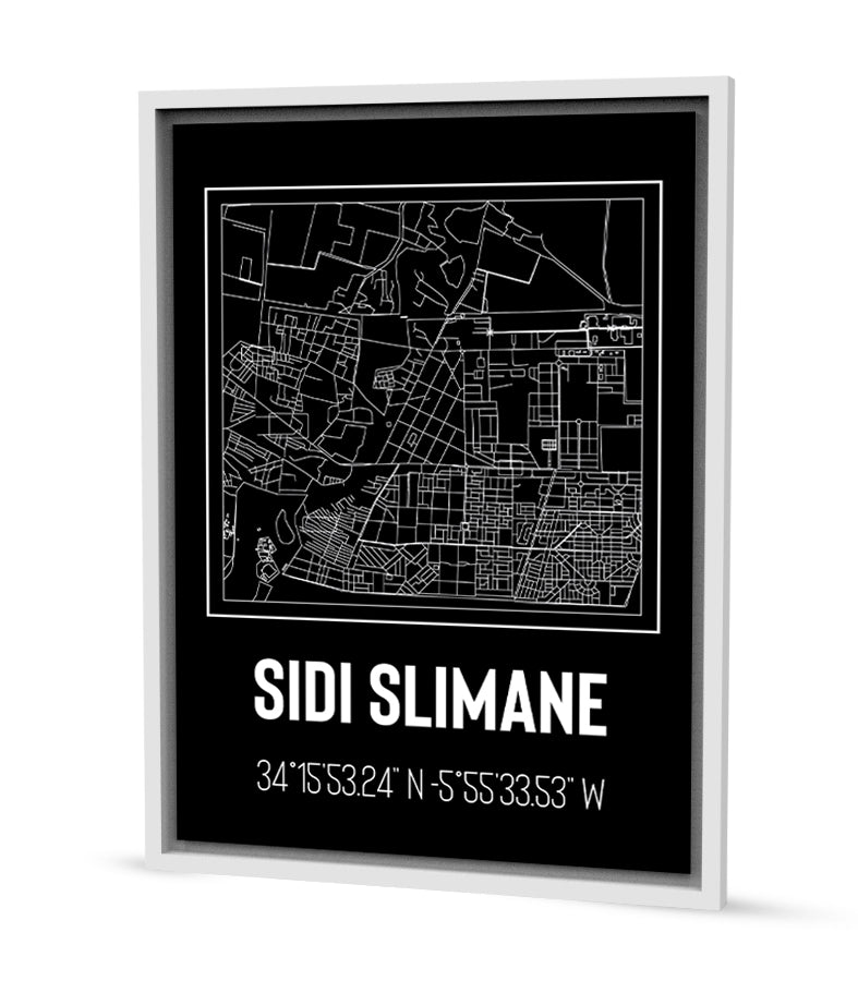 Tableau Décoratif - Géométries Urbaines de Sidi Slimane