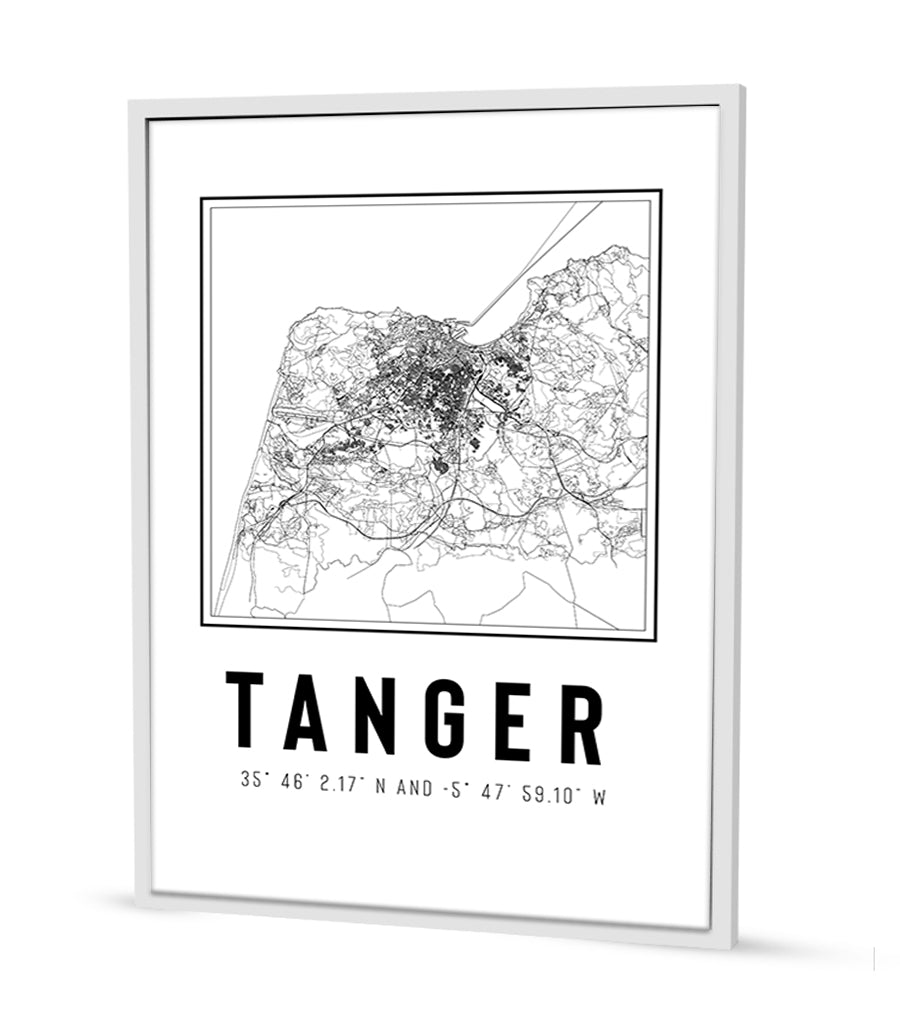 Tableau Décoratif des Contours de Tanger