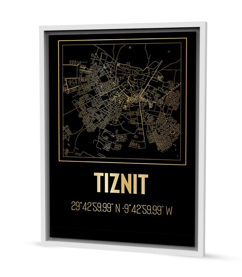 Tableau Décoratif - Tracés Urbains de Tiznit : Lignes d'Histoire
