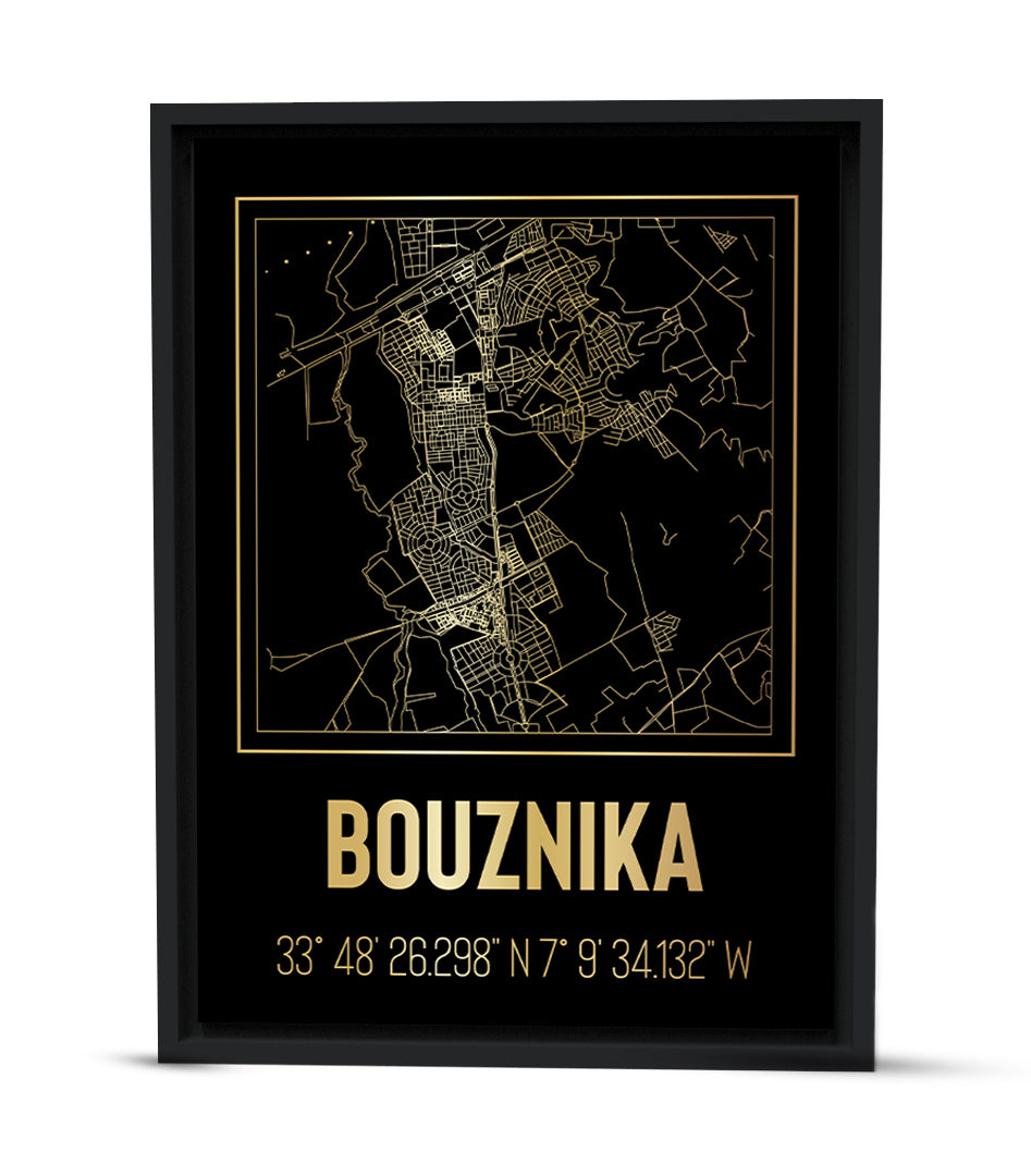 Tableau Décoratif des Plans Urbains de Bouznika
