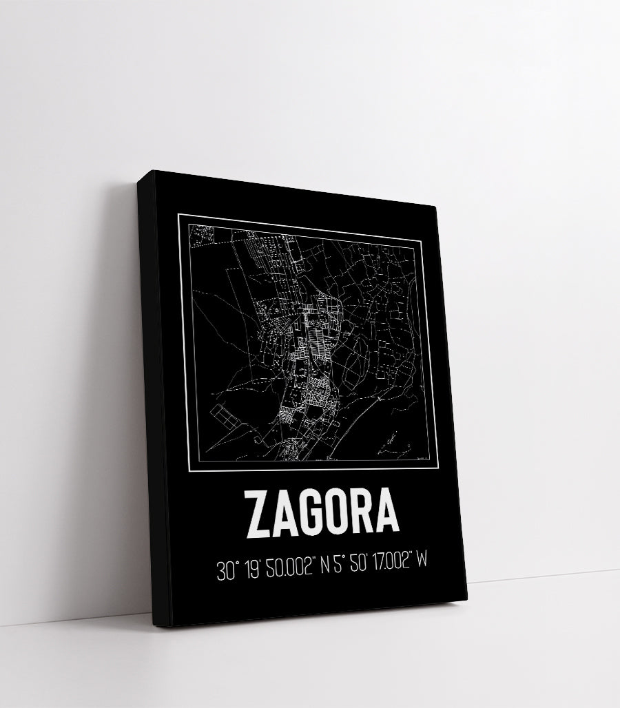 Tableau Exotique de Zagora: Perspectives Artistiques sur la Ville Oasis