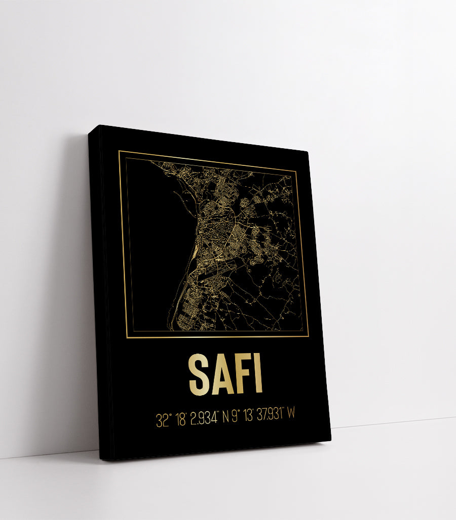 Tableau Décoratif du Réseau Urbain de Safi