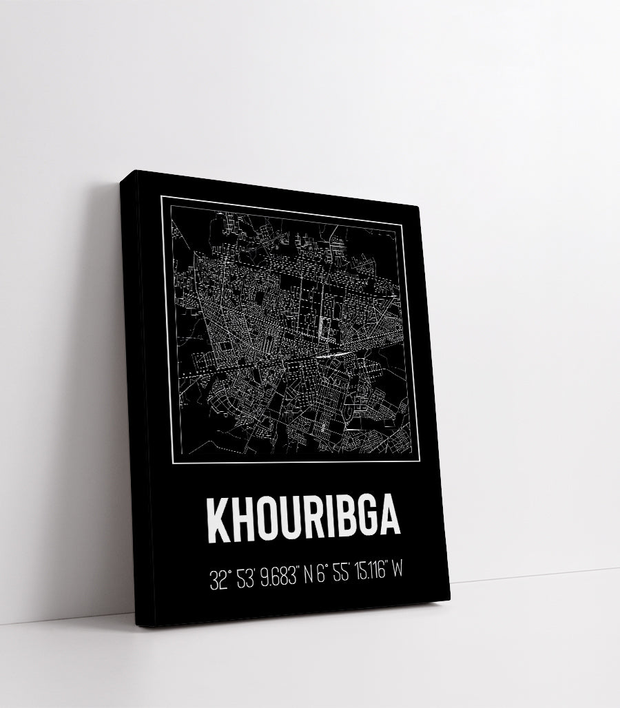 Tableau Décoratif des Plans de Khouribga