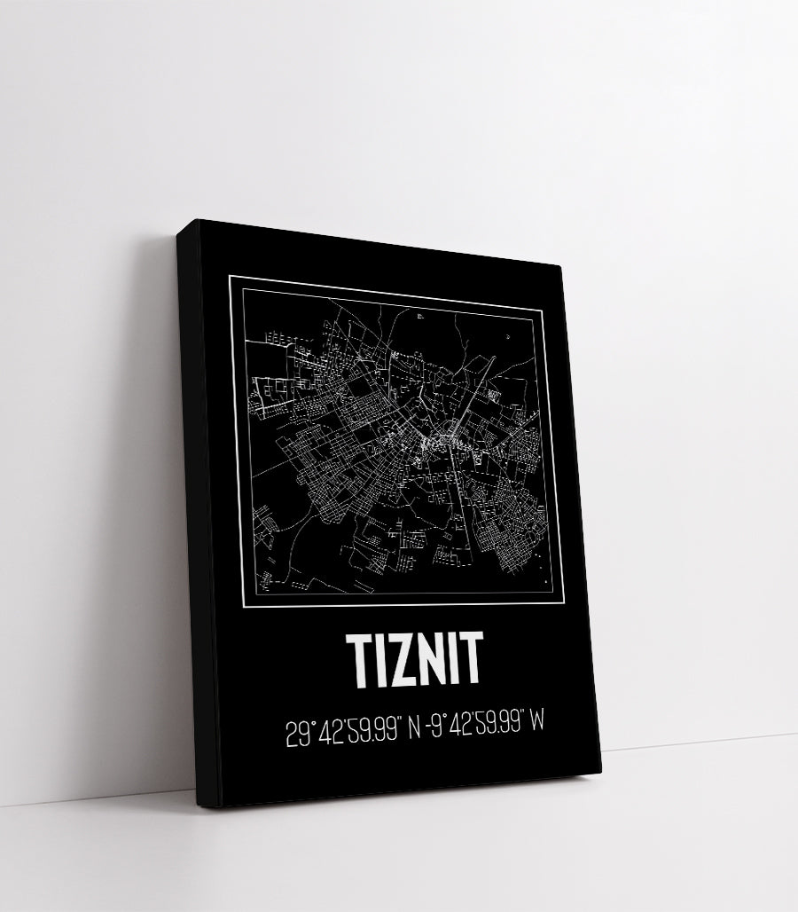 Tableau Décoratif - Tracés Urbains de Tiznit : Méandres Historiques