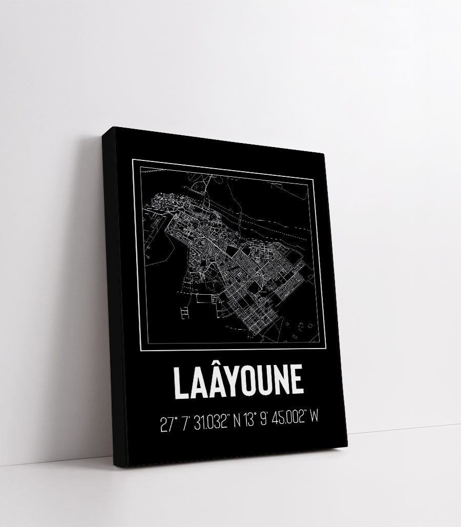 Tableau Décoratif 'Toile Urbaine de Laâyoune'