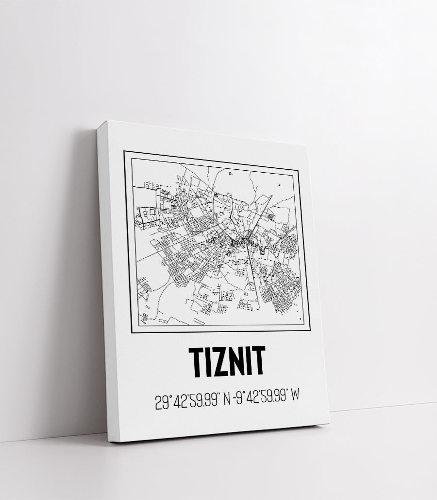 Tableau Décoratif - Casablanca : Lignes Urbaines en Harmonie