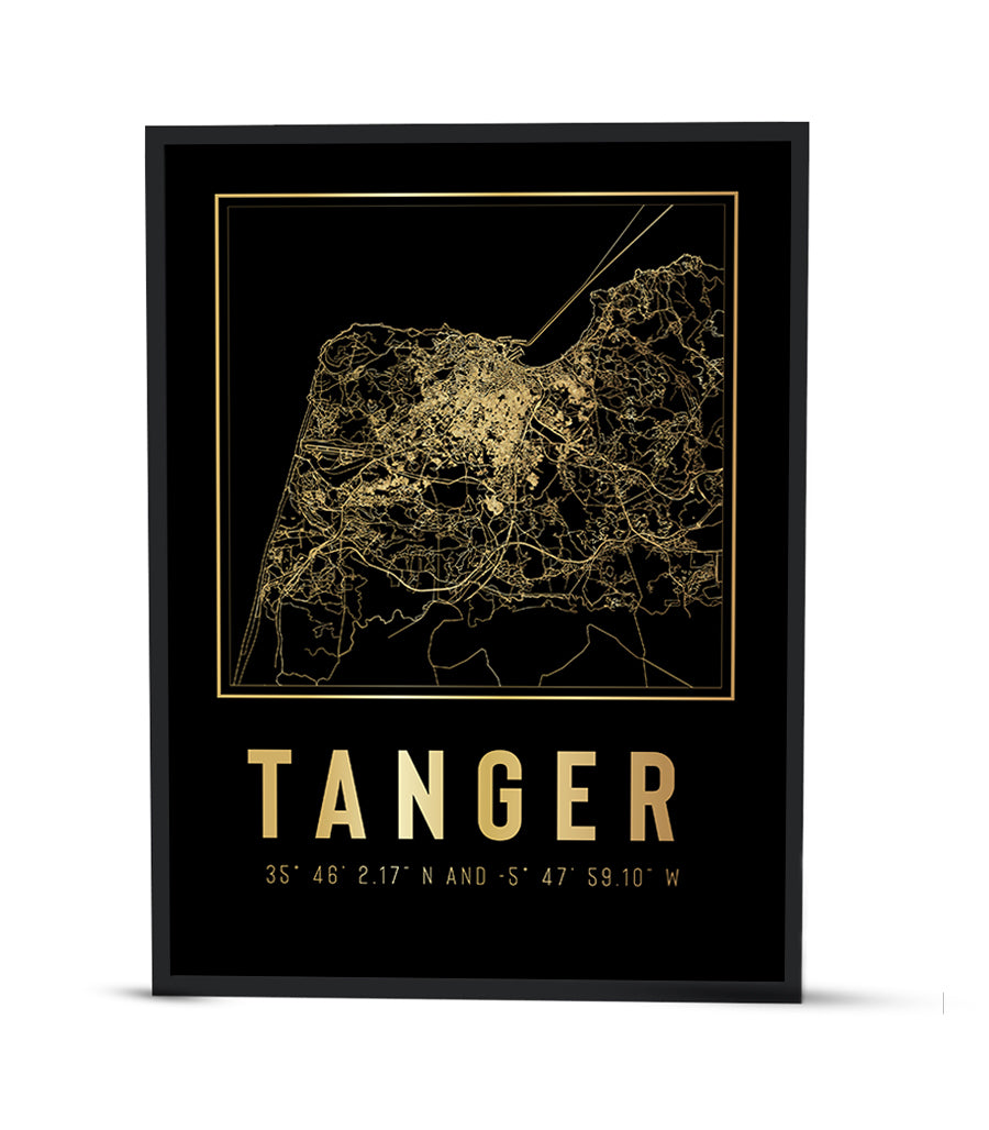 Tableau Décoratif des Nuances Urbaines de Tanger