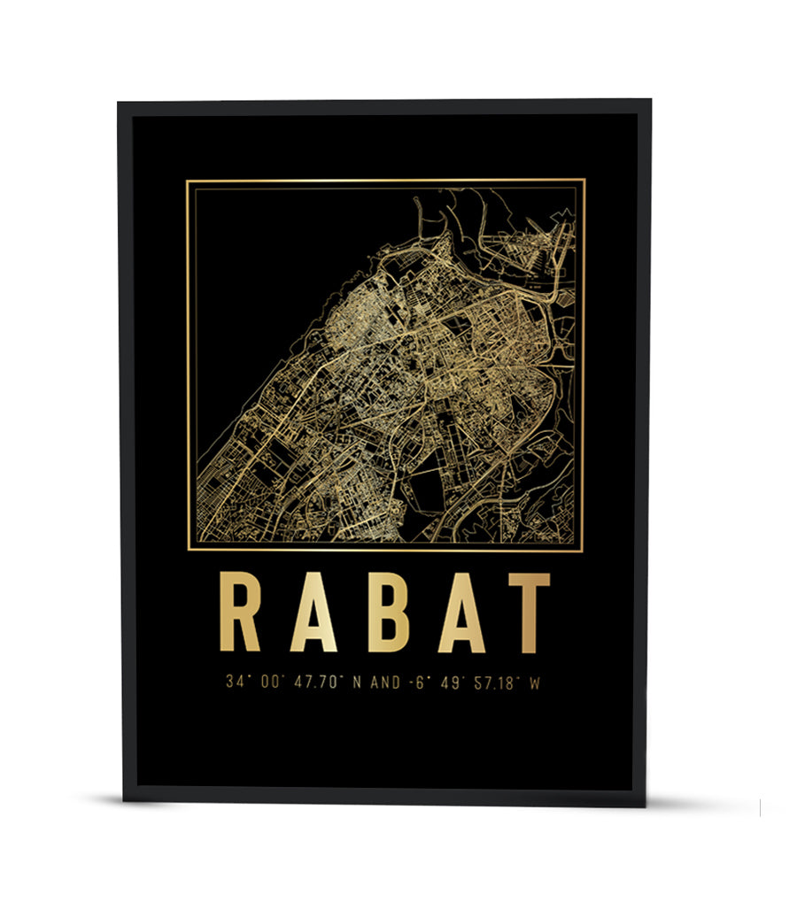 Tableau Décoratif - Éclat Doré de Rabat