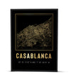 Tableau Décoratif - Casablanca : Cartographie Urbaine