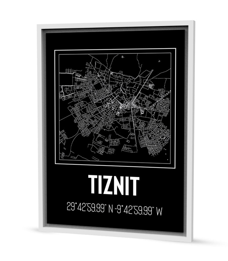 Tableau Décoratif - Tracés Urbains de Tiznit : Méandres Historiques