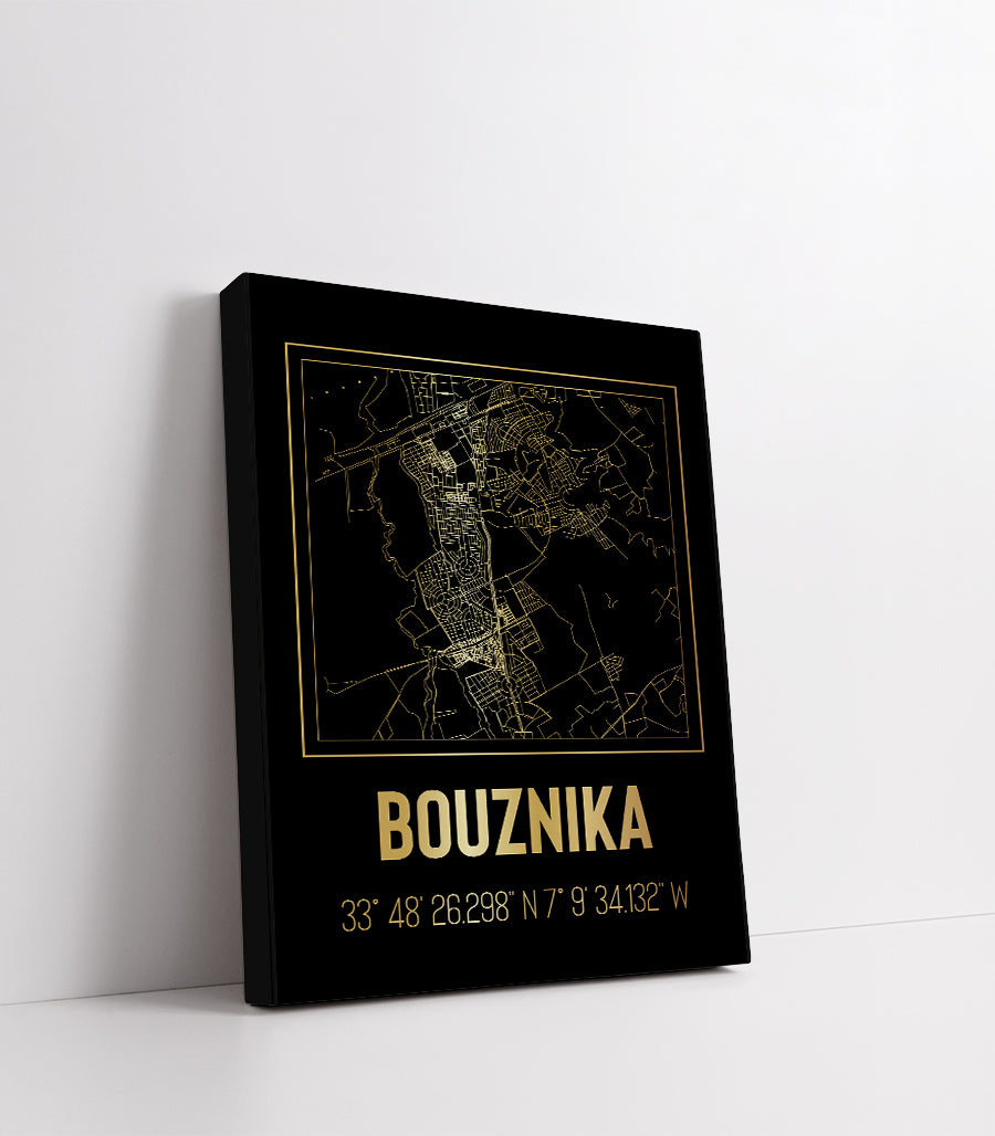 Tableau Décoratif des Plans Urbains de Bouznika