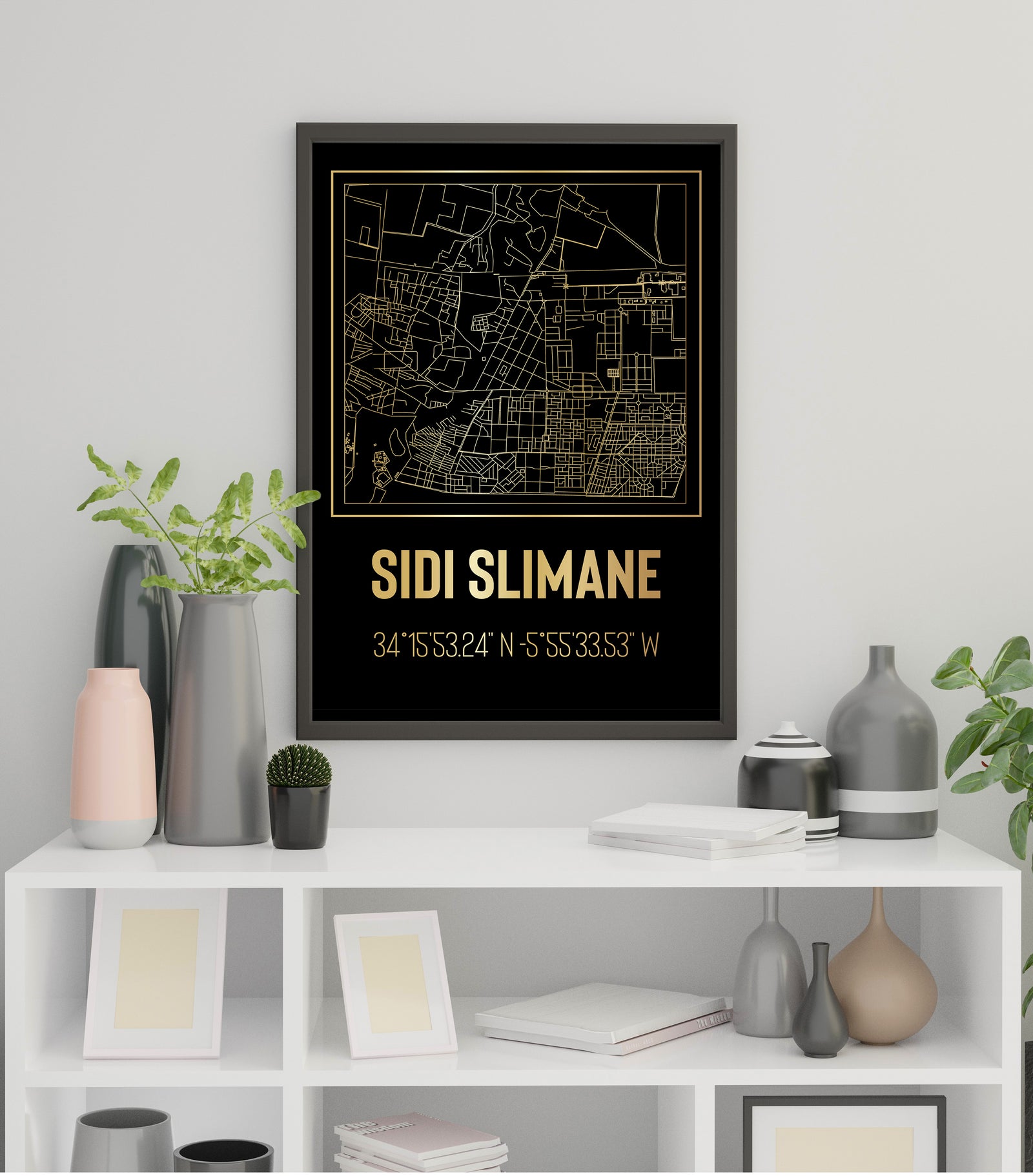 Tableau Décoratif des Arteres de Sidi Slimane