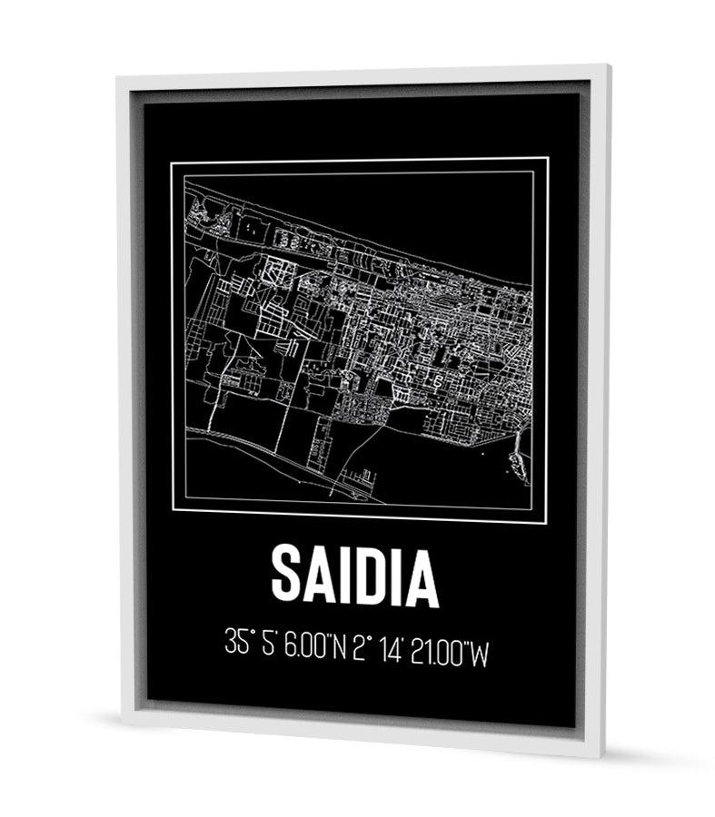 Tableau Décoratif &#39;Nocturne de Saïdia&#39;