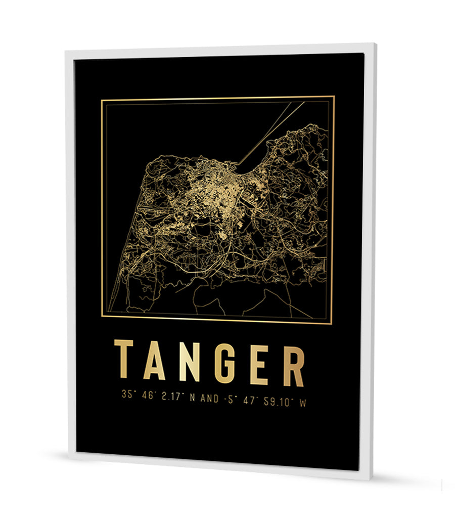 Tableau Décoratif des Nuances Urbaines de Tanger