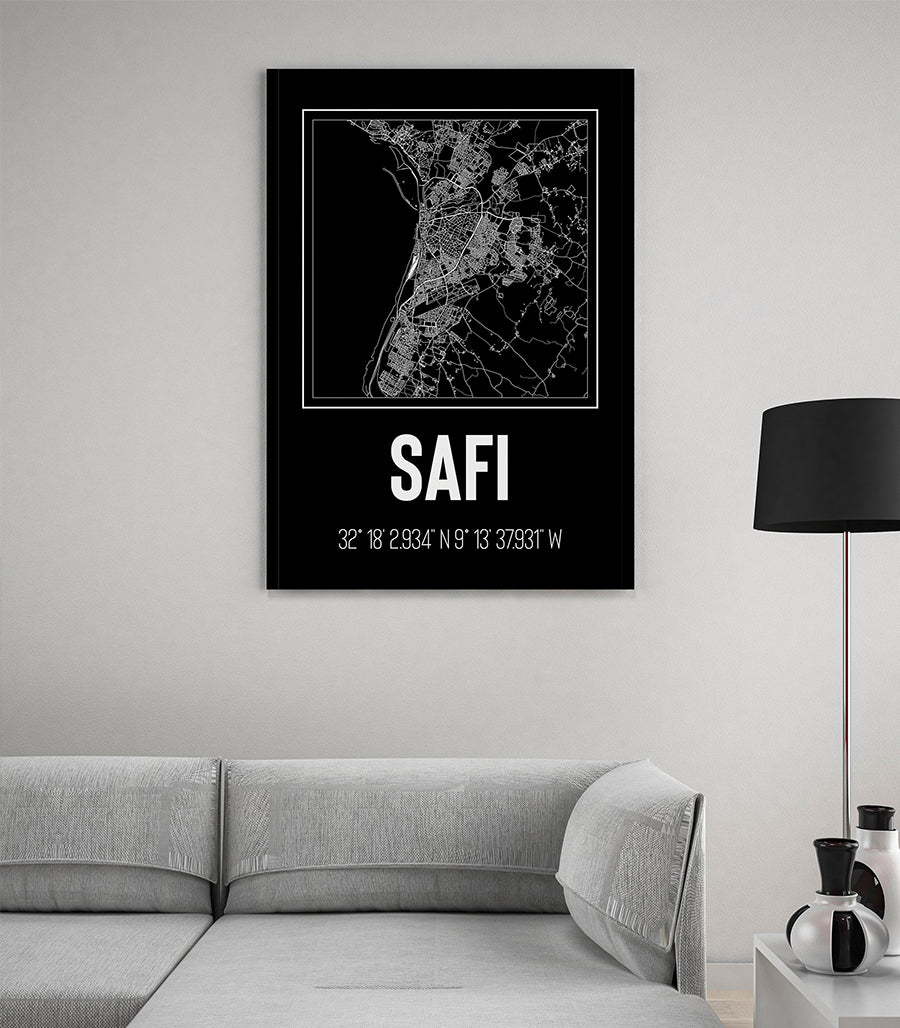 Tableau Décoratif des Plans de Safi