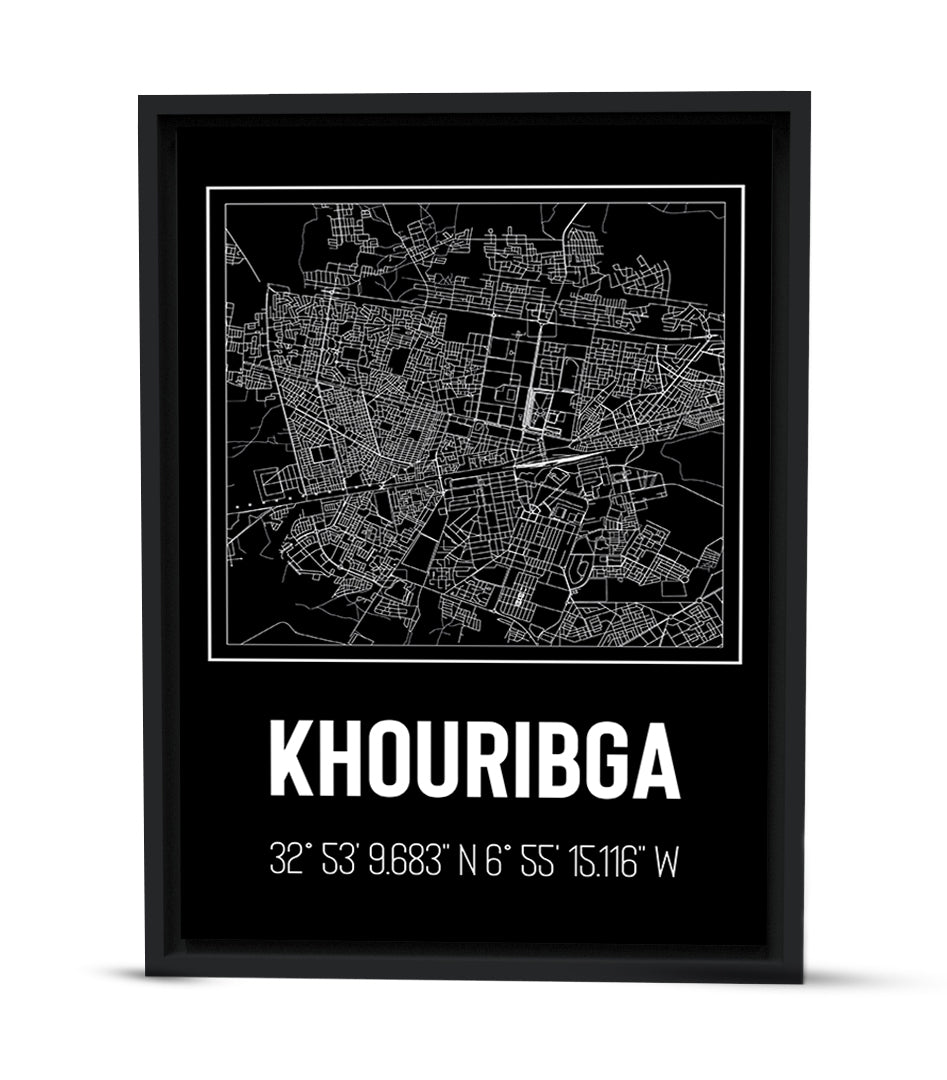 Tableau Décoratif des Plans de Khouribga