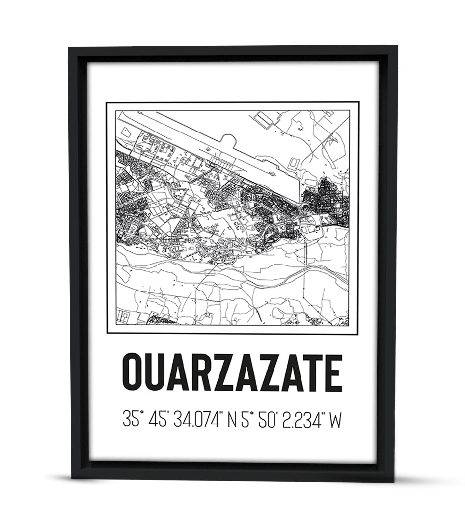 Tableau Décoratif 'Contours de Ouarzazate