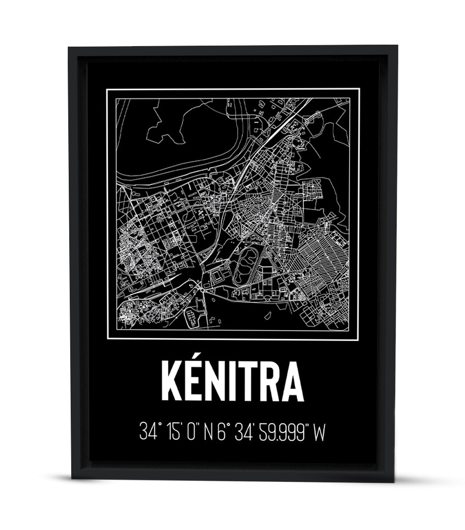 Tableau Décoratif &#39;Éclat Urbain de Kénitra&#39;