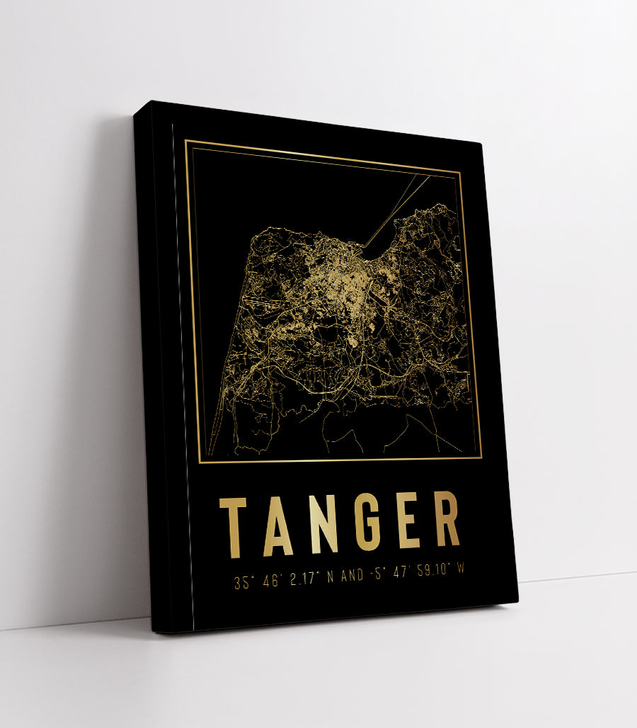 Tableau Décoratif des Nuances Urbaines de Tanger