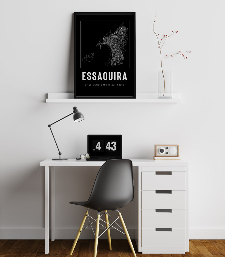 Tableau Décoratif - Essaouira : Labyrinthe Urbain