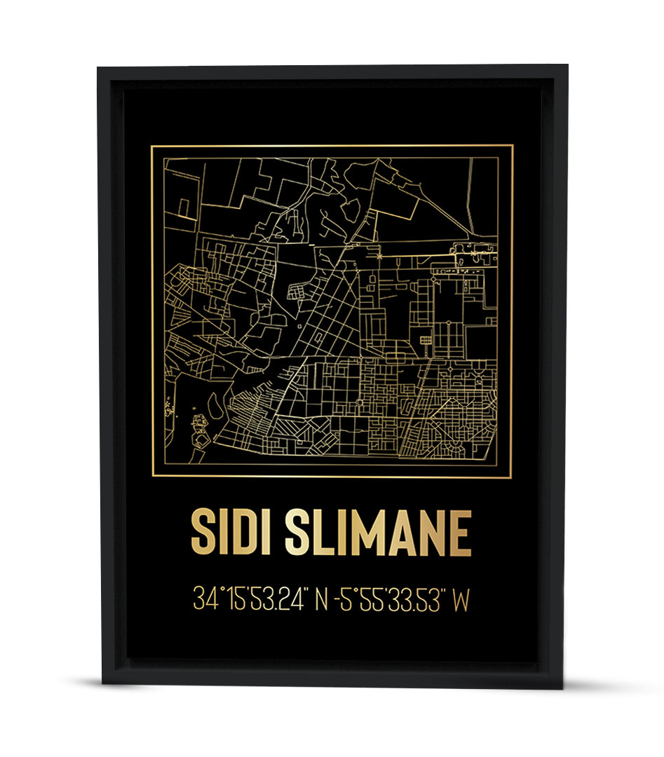 Tableau Décoratif des Arteres de Sidi Slimane