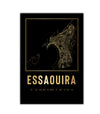 Tableau Décoratif - Essaouira : Ville en Cartographie