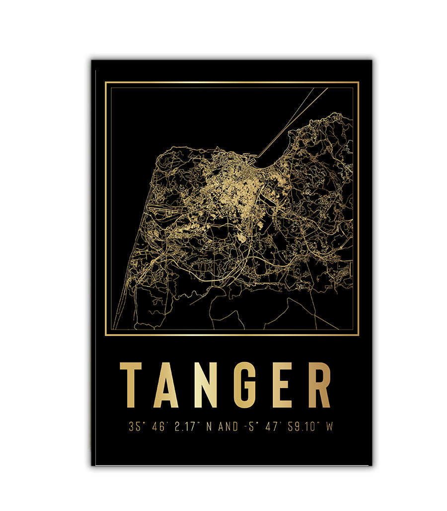 Tableau Décoratif des Nuances Urbaines de Tanger