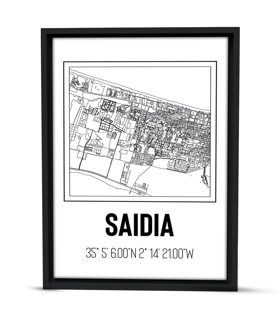 Tableau Décoratif &#39;Lignes d&#39;Or de Saïdia&#39;