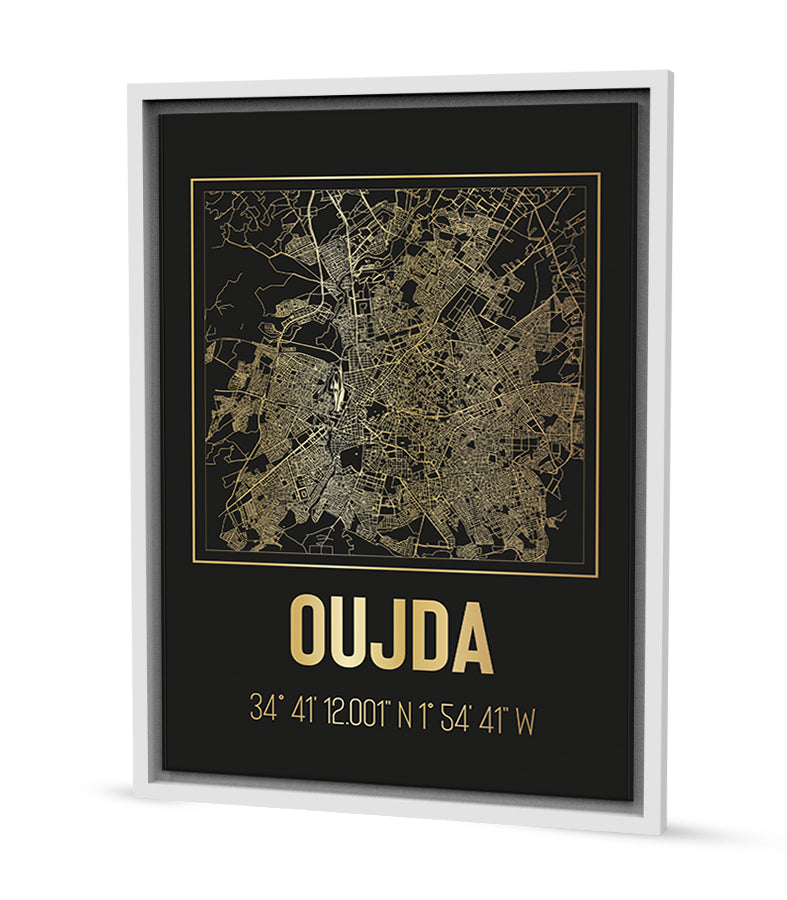 Tableau Décoratif de la Géographie Urbaine d'Oujda