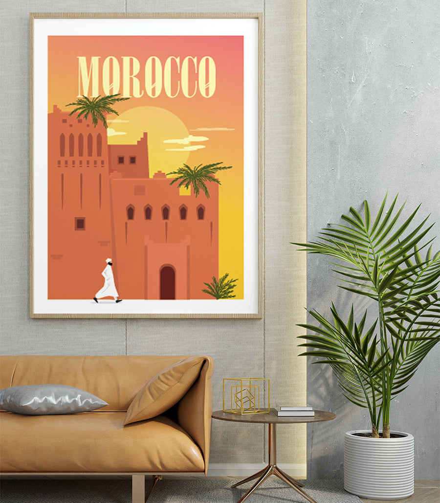 Tableau Decoratif Portrait Tendance en Velours