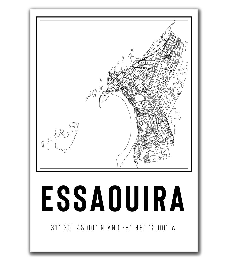 Contours Calligraphiques Maritimes d'Essaouira